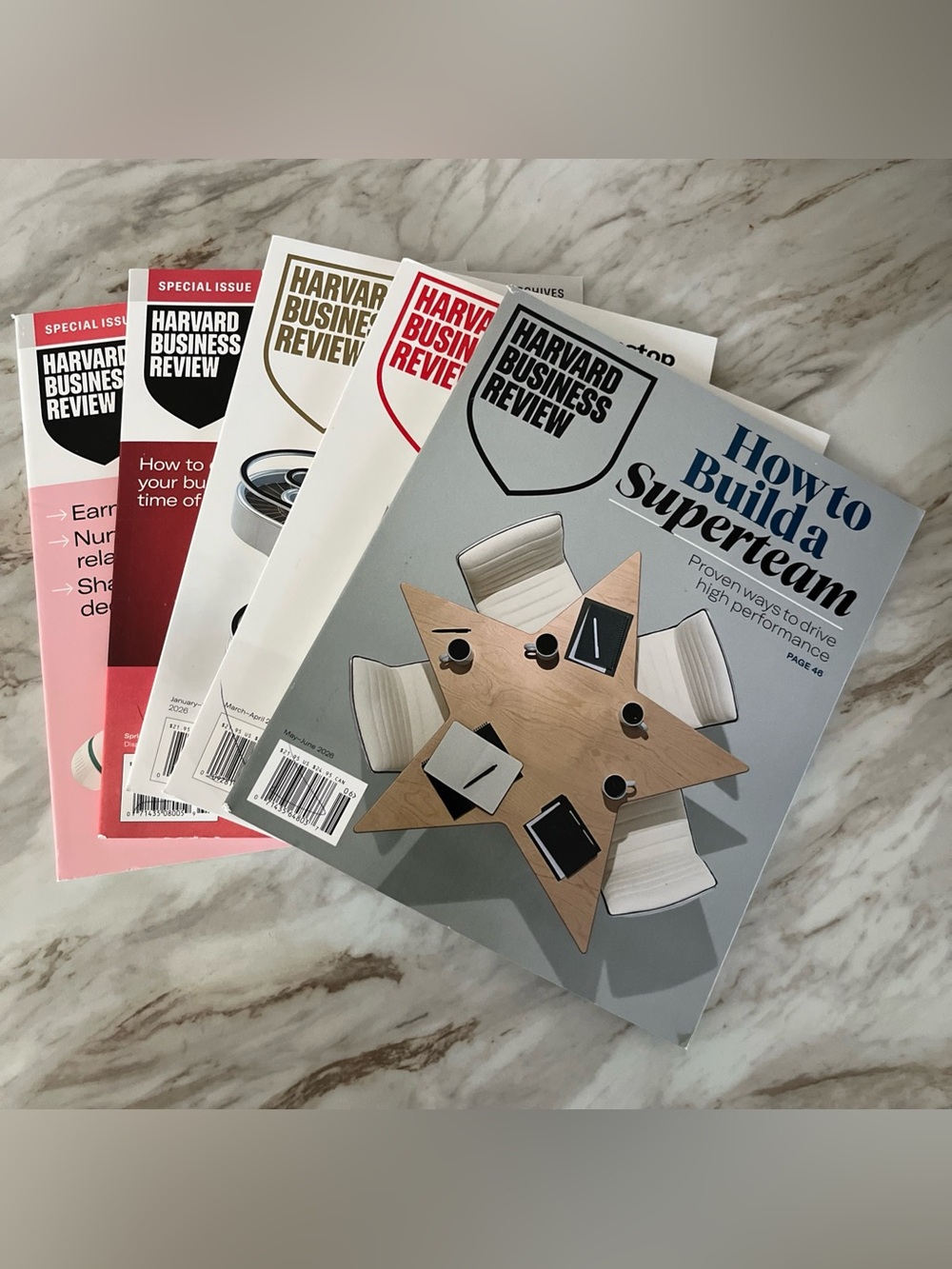 Harvard Business Review Magazine Lot Of 5 NEW